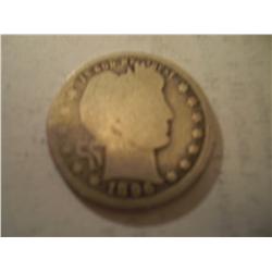 3 Silver Barber Quarters, 1907, 1898, 1896  All 90% Silver