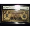 Image 1 : 1899 $2 Silver Certificate, Graded PCGS  Fine 12