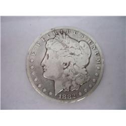 1882 CC Morgan Silver Dollar - VG