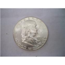 Brilliant Uncirculated 1955 Franklin Half Dollar