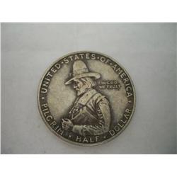 1920 "Tercentenary Celebration" Pilgrim Half Dollar - XF