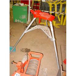 RIDGID PIPE VISE ON TRI POD