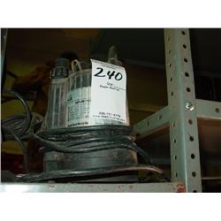 SUBMERGIBLE SUMP PUMP WATER ACE
