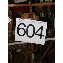 CHAIN FALL HOIST 1-TON