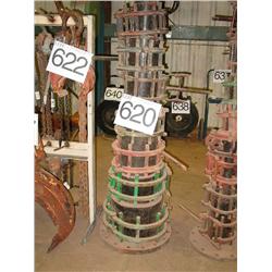 PIPE CLAMPS 3-12”, 1-10”, 3-8” (7X)