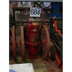 DOLLY MOUNTED FIRE EXTINGUISHER