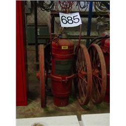 DOLLY MOUNTED FIRE EXTINGUISHER