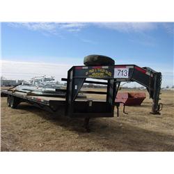 2006 GOOSENECK 25’ TRAILER/RAMPS DUEL AXLE (53106)