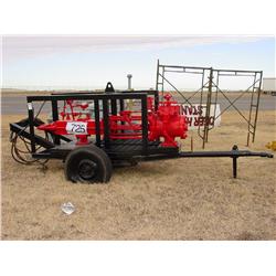 HYDRO TEST PUMP TRAILER MOUNTED