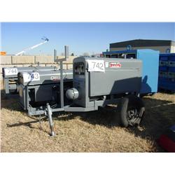 LINCOLN 200 PIPE LINER WELDER W/AXLE & WHEELS
