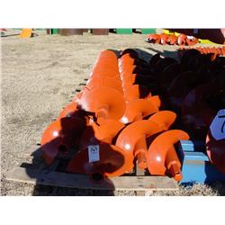 AUGERS 16” -10’ (8X) W/2 ¼ “ SHAFT