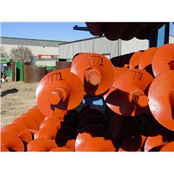 AUGERS 12”-10’ (3X) W/2 ¼ “ SHAFT
