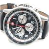 Image 4 : Wenger Stainless Steel Chronograph Watch with Leather Strap
