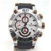 Image 1 : Croton Stainless Steel Chronograph Watch with Rubber Strap