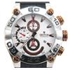 Image 5 : Croton Stainless Steel Chronograph Watch with Rubber Strap
