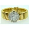 Image 8 : Movado Yellow Gold Plated Leather Strap Watch