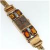 Image 2 : Paul Ditisheim 14K Gold Diamond Citrine Watch