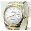 Image 2 : Rolex 18K Yellow Gold Stainless Steel Date Just Watch