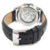 Image 5 : Fossil Stainless Steel Skeleton Leather Strap Watch