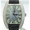 Image 4 : Tourneau 18K White Gold Diamond Watch with Leather Strap