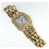 Image 2 : Cartier 18K Yellow Gold Diamond Watch.