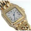 Image 3 : Cartier 18K Yellow Gold Diamond Watch.