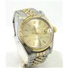 Image 1 : Rolex 18K Gold Stainless Steel Datejust Mens Watch