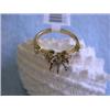 Image 1 : 14ky Gold Ring with Diamonds 0.32 ct (Semi-Mount)