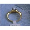 Image 4 : 14ky Gold Ring with Diamonds 0.32 ct (Semi-Mount)