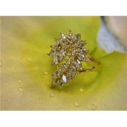 14k Yellow Gold Diamond Ring