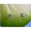 Image 1 : 14k Gold Earrings w/ Diamonds (0.35 ct)