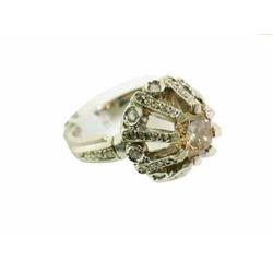 14k White Gold Diamond Ring