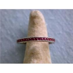 Eternity Ring with Ruby