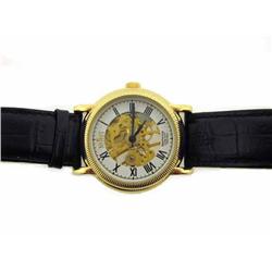 Nicolet Men's Skeleton Automatic Stainless Steel Watch