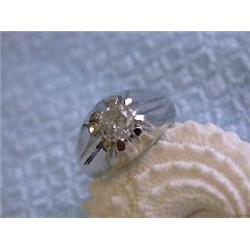 14k White Gold Men's Diamond Ring