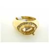 Image 3 : 14 Yellow Gold Ring (Semi-mount)