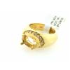 Image 4 : 14 Yellow Gold Ring (Semi-mount)
