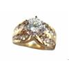 Image 1 : 14k Yellow Gold Diamond Ring