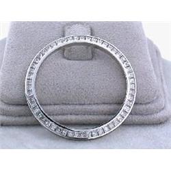 18k Gold Diamond Bezel for Men DATED Rolex (2.60 cts)