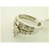 Image 1 : 14k White Gold Diamond Ring