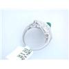 Image 5 : 18k White Gold Ring with Diamonds and Emerald
