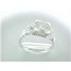 Image 3 : 18k White Gold Diamond Ring with Diamond Accents