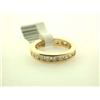 Image 1 : 14k Yellow Gold Eternity Pinky Ring