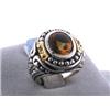 Image 1 : Silver and Gold Ring with Citrine