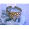 Image 2 : 14k Yellow Gold Ring with Diamonds