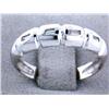 Image 2 : 14k White Gold Ring with Diamonds