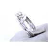 Image 2 : 14k White Gold Ring with Diamonds
