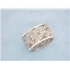 Image 2 : 18k White Gold Diamond Ring