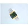 Image 1 : 14k Gold Ring with Tourmaline and Diamonds