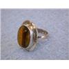 Image 3 : Silver Ring with Tigers Eye